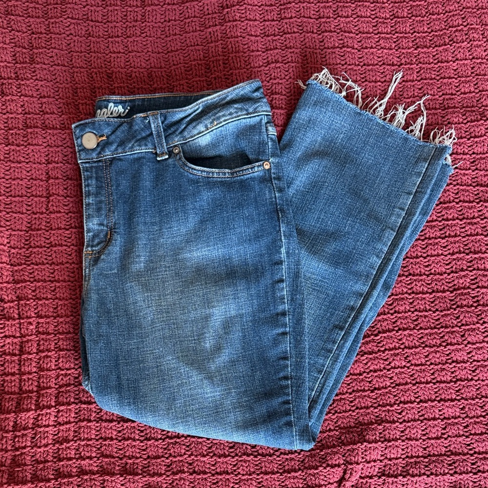 Wrangler Women's Cropped Ankle Jeans in Classic Blue